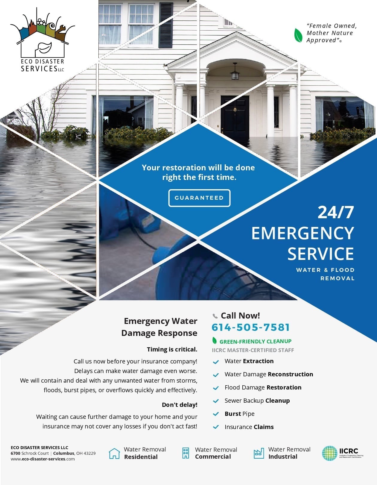 Water damage services